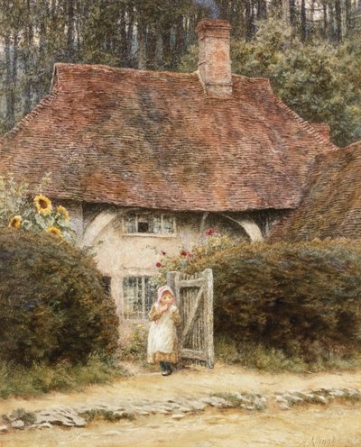 Am Hüttentor von Helen Allingham