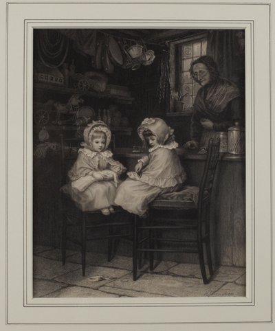 Flat Iron for a Farthing von Helen Allingham