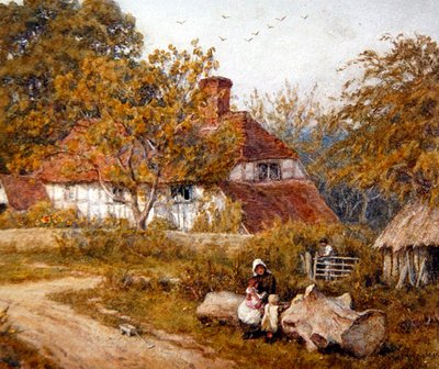 Das Familienhäuschen von Helen Allingham