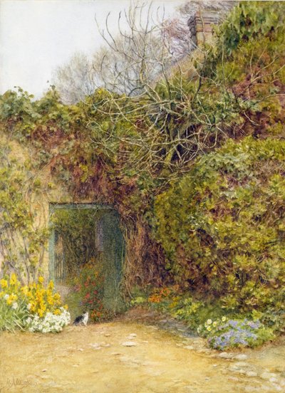 Der Küchengarten, Farringford von Helen Allingham