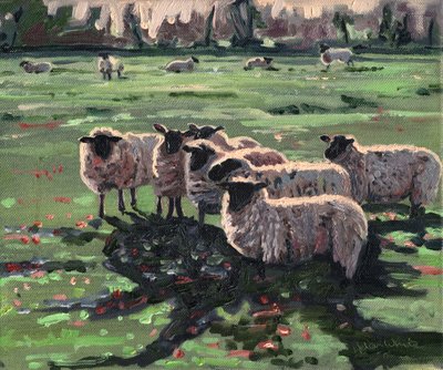 Neugierige Herde I, 2009 von Helen White