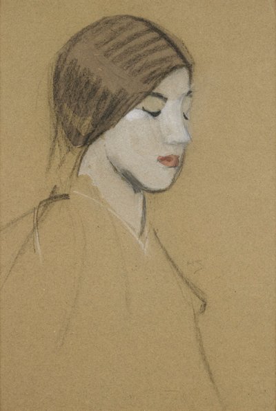 Kopf eines Mädchens von Helene Schjerfbeck