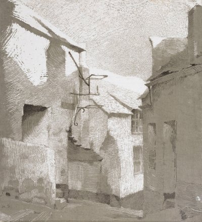 Straße, St. Ives von Helene Schjerfbeck