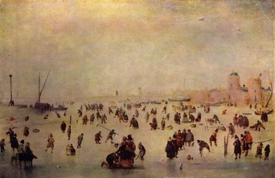 Schlittschuhszene von Hendrick Avercamp