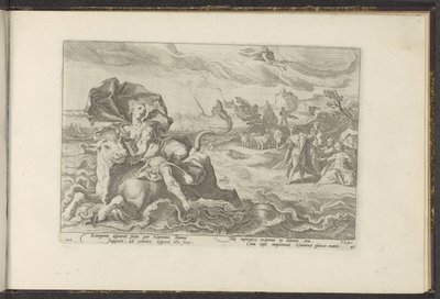 Die Entführung Europas von Hendrick Goltzius (workshop of)