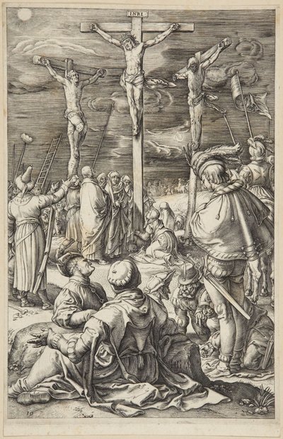 Christus am Kreuz von Hendrick Goltzius