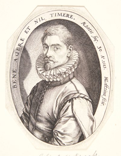 Hieronymus Scholiers von Hendrick Goltzius