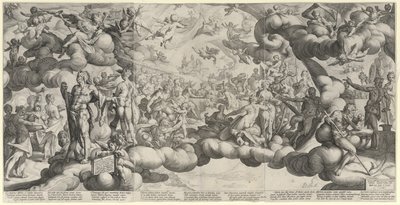 Hochzeit von Amor und Psyche von Hendrick Goltzius