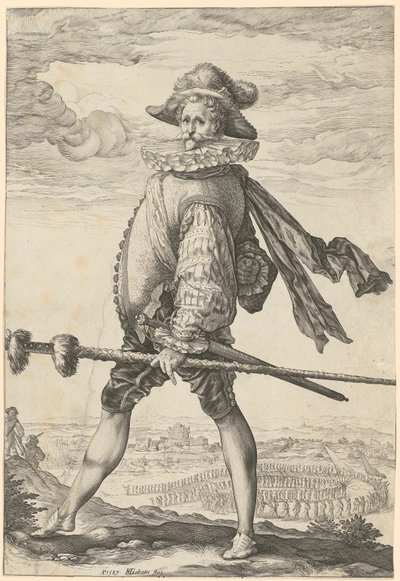 Infanteriehauptmann von Hendrick Goltzius