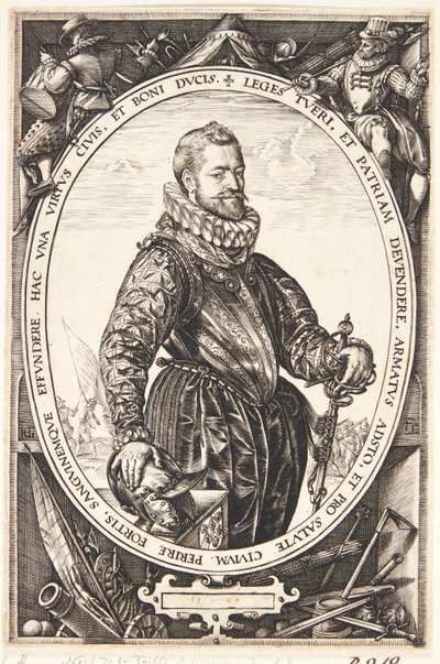 Jacques de la Faille von Hendrick Goltzius