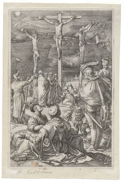 Kreuzigung von Hendrick Goltzius