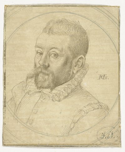 Porträt von Lubbert Claesz. van der Weijden von Hendrick Goltzius