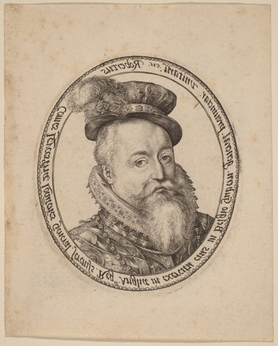 Robert Dudley, Earl of Leicester von Hendrick Goltzius