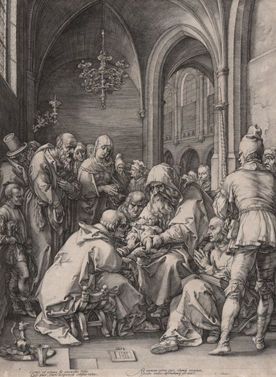 Die Beschneidung von Hendrick Goltzius