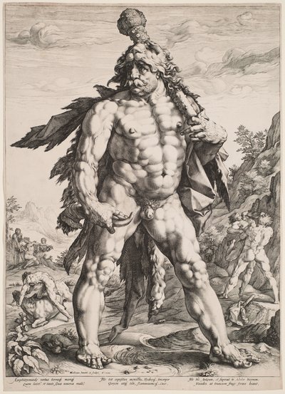 Der große Herkules von Hendrick Goltzius