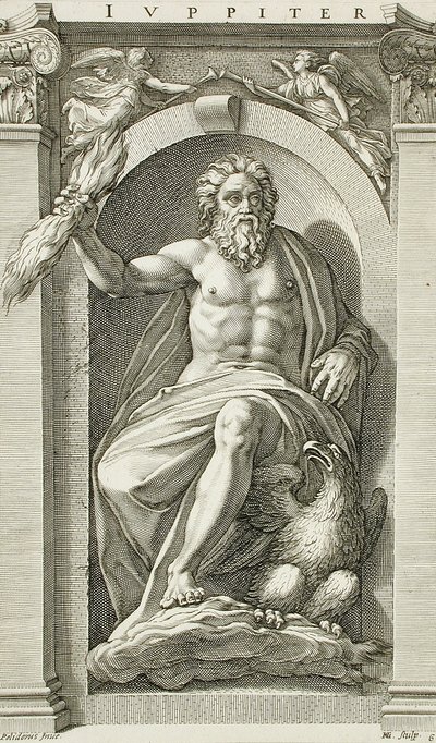 Die Folge der antiken Götter von Hendrick Goltzius