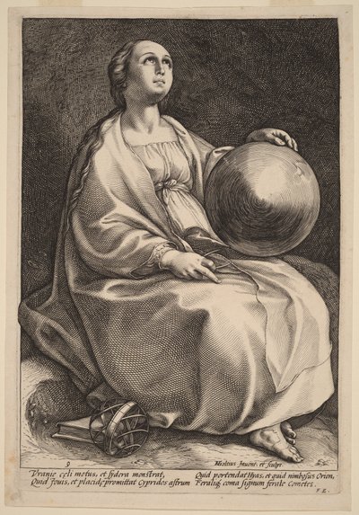 Urania von Hendrick Goltzius