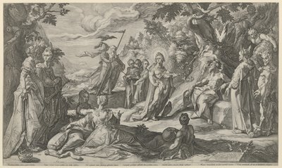 Urteil des Midas von Hendrick Goltzius