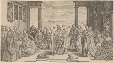 Venezianische Hochzeit von Hendrick Goltzius