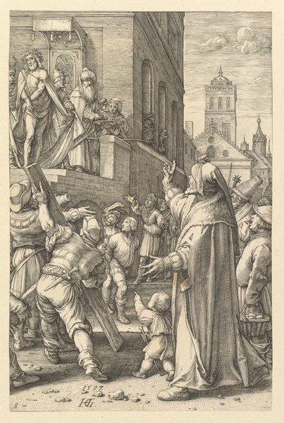 Ecce Homo, aus Die Passion Christi von Hendrik Goltzius