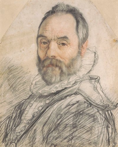 Porträt von Giovanni da Bologna 1529-1608, 1591 von Hendrik Goltzius
