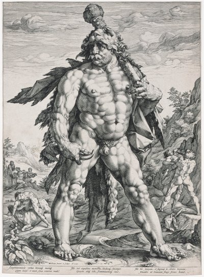 Der große Herkules von Hendrik Goltzius