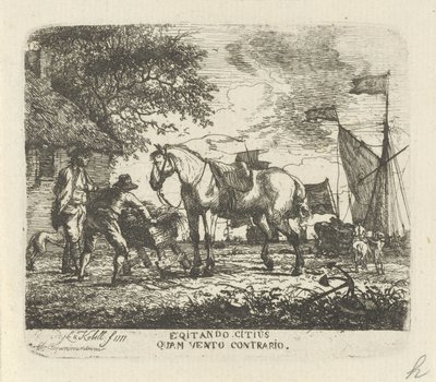Fütterung des Pferdes von Hendrik Kobell