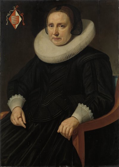 Porträt von Sara Sweerts de Weert, zweite Frau von Antonius Antonides van der Linden von Hendrik Meerman
