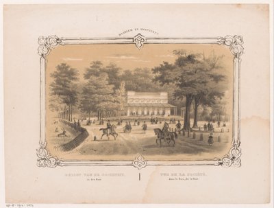 Gesellschaft in der Haarlemmerhout in Haarlem von Hendrik Wilhelmus Last