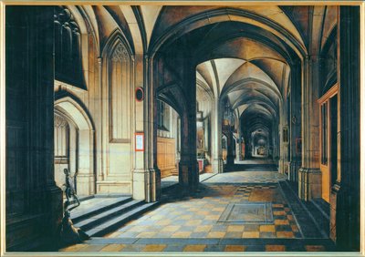 Kircheninneres. Nachteffekt von Hendrik van Steenwyck