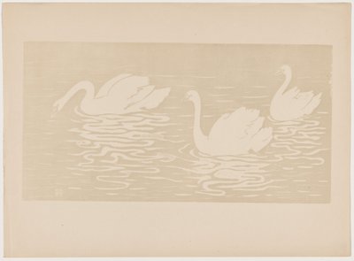 Die Schwäne von Henri-Charles Guérard