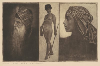 Salomon und Cleopatra von Henri-Charles Guérard