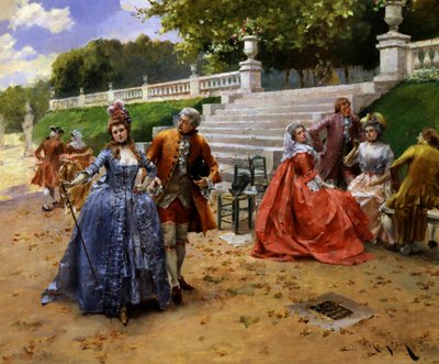 Ein Nachmittagsspaziergang von Henri-Victor Lesur