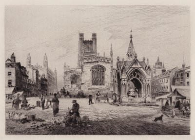 Cambridge: Market Hill von Henri (after) Toussaint