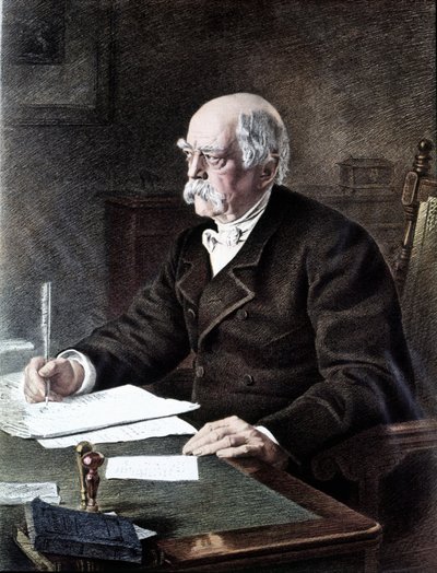 Otto, Fürst von Bismarck (1815 - 1898), deutscher Staatsmann nach dem Gemälde von Allerheiligen von Henri (after) Toussaint