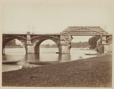 Le Pont de Saint Cloud nach dem Deutsch-Französischen Krieg von Henri Bevan