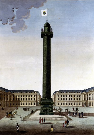 Place Vendôme - in „Views of Paris“ von Courvoisier von Henri Courvoisier Voisin