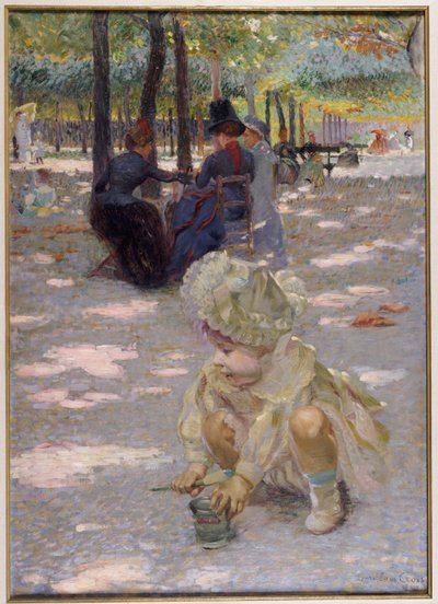 Ein Augustnachmittag im Luxemburg, 1886 von Henri Edmond Cross