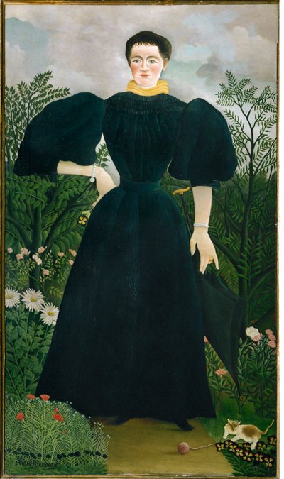 Porträt von Mme M. von Henri Emilien Rousseau