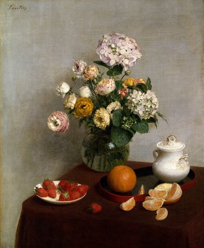 Blumen und Früchte von Henri Fantin-Latour