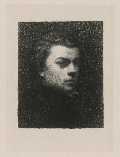 Selbstporträt im Alter von 17 Jahren von Henri Fantin-Latour