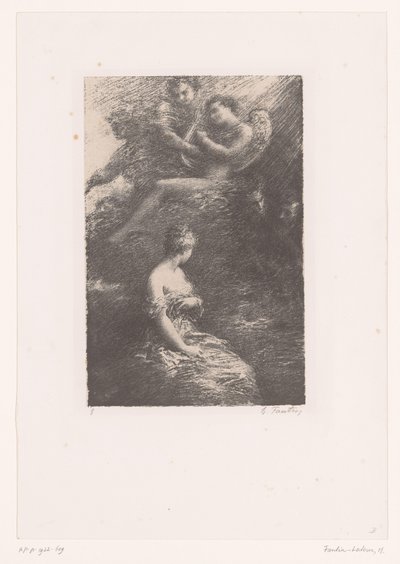 Marguerite erscheint Faust und Mephisto vom Himmel von Ignace Henri Jean Fantin Latour