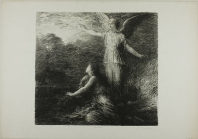 Paradies und die Peri (Eröffnung), erste Platte von Ignace Henri Jean Fantin Latour