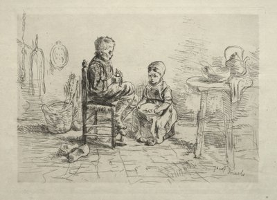 Kartoffeln schälen von Ignace Henri Jean Fantin Latour