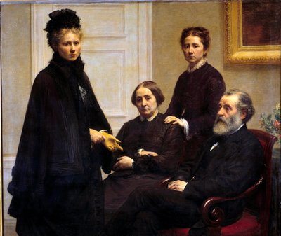 Die Familie Dubourg von Ignace Henri Jean Fantin Latour