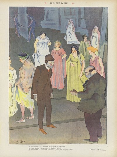 Illustration für Le Rire von Henri Gabriel Ibels