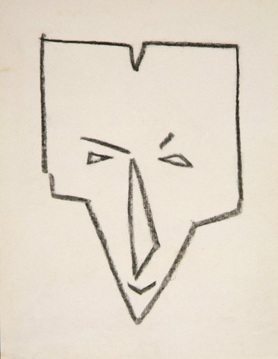 Ethnische Maskenkopf von Henri Gaudier Brzeska