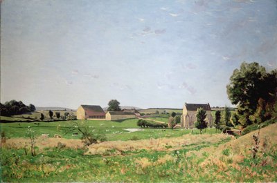 Landschaft in Saulce, Yonne von Henri Joseph Harpignies