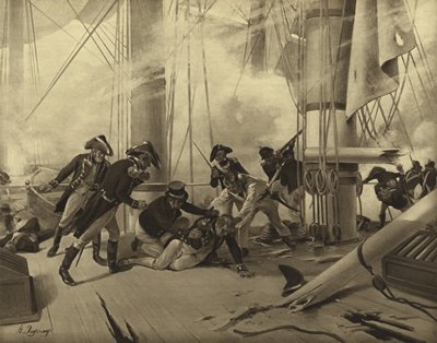 Schlacht von Trafalgar, 1805 von Henri Louis Dupray