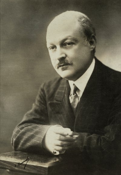 Porträt von Fernand Vanderem von Henri Manuel